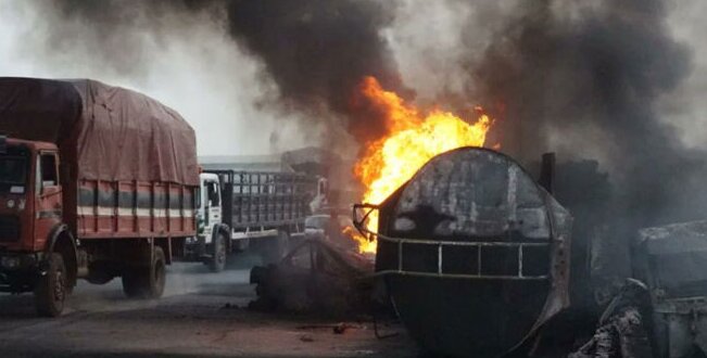 Nigerian president confirms over 100 killed in gasoline tanker explosion